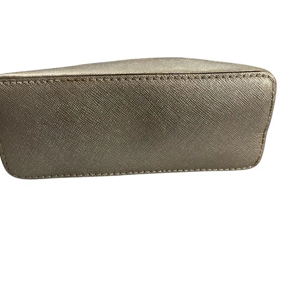 Michael Kors Silver Metallic Cosmetic Bag - Picture 4 of 5